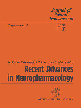 Couverture cartonnée Recent Advances in Neuropharmacology de 