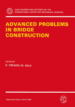 Couverture cartonnée Advanced Problems in Bridge Construction de 