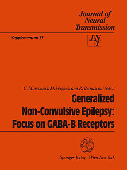 Couverture cartonnée Generalized Non-Convulsive Epilepsy: Focus on GABA-B Receptors de 