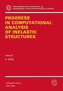 Couverture cartonnée Progress in Computational Analysis of Inelastic Structures de 