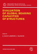 Kartonierter Einband Evaluation of Global Bearing Capacities of Structures von 