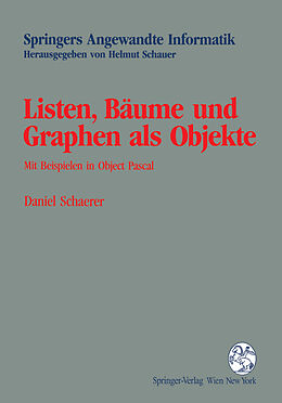 Kartonierter Einband Listen, Bäume und Graphen als Objekte von Daniel Schaerer