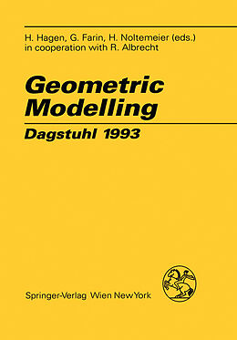 Couverture cartonnée Geometric Modelling de 