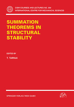 Kartonierter Einband Summation Theorems in Structural Stability von 