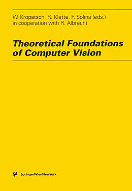 Couverture cartonnée Theoretical Foundations of Computer Vision de 