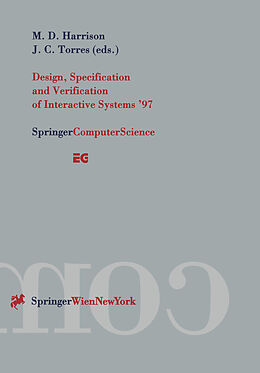 Couverture cartonnée Design, Specification and Verification of Interactive Systems  97 de 