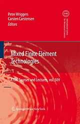 eBook (pdf) Mixed Finite Element Technologies de Giulio Maier, Jean Salençon, Wilhelm Schneider