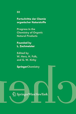 Kartonierter Einband Fortschritte der Chemie organischer Naturstoffe / Progress in the Chemistry of Organic Natural Products 88 von 
