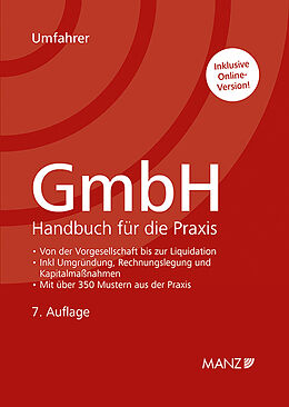 Fachbuch GmbH - Handbuch für die Praxis von Michael Umfahrer
