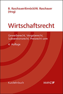 Kartonierter Einband Grundriss des österreichischen Wirtschaftsrechts von 