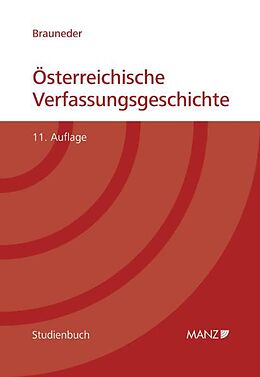 Kartonierter Einband Österreichische Verfassungsgeschichte von Wilhelm Brauneder