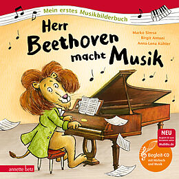 Fester Einband Herr Beethoven macht Musik (Mein erstes Musikbilderbuch mit CD und zum Streamen) von Marko Simsa