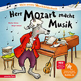 Fester Einband Herr Mozart macht Musik (Mein erstes Musikbilderbuch mit CD und zum Streamen) von Marko Simsa