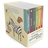Pappband Die winzige Mini-Bibliothek der Tiere: 6 Mini-Pappbilderbücher im Schuber (Die Mini-Bibliothek der Wörter) von Joëlle Tourlonias
