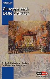 Giuseppe Verdi Notenblätter Don Carlos Textbuch (it/dt)