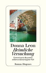 Leinen-Einband Heimliche Versuchung von Donna Leon