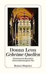 Kartonierter Einband Geheime Quellen von Donna Leon