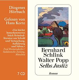 Audio CD (CD/SACD) Selbs Justiz von Bernhard Schlink, Walter Popp