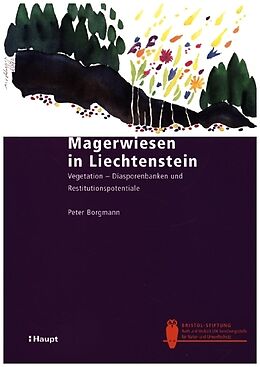 Kartonierter Einband Magerwiesen in Liechtenstein von Peter Borgmann
