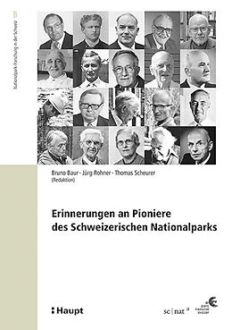 Kartonierter Einband Erinnerungen an Pioniere des Schweizerischen Nationalparks von 