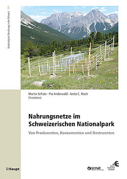 Kartonierter Einband Nahrungsnetze im Schweizerischen Nationalpark von 