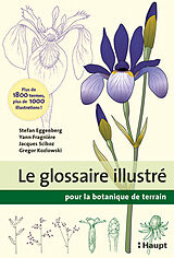 Couverture cartonnée Le glossaire illustré pour la botanique de terrain de Stefan Eggenberg, Yann Fragnière, Jacques Sciboz