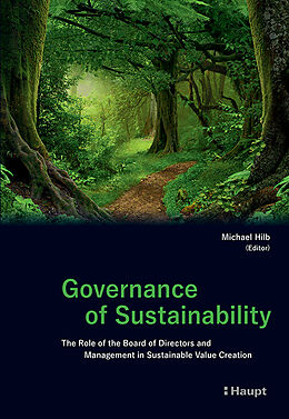 Couverture cartonnée Governance of Sustainability de 