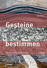 Kartonierter Einband (Kt) Gesteine einfach bestimmen von Jürg Meyer