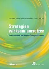 E-Book (pdf) Strategien wirksam umsetzen von Elisabeth Bauer, Gudrun Sander, Sabina von Arx