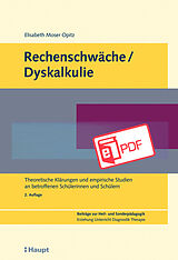 E-Book (pdf) Rechenschwäche / Dyskalkulie von Elisabeth Moser Opitz