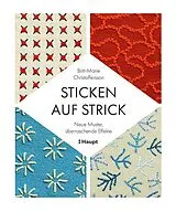 Kartonierter Einband Sticken auf Strick von Britt-Marie Christoffersson