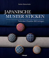 Fester Einband Japanische Muster sticken von Keiko Sakamoto