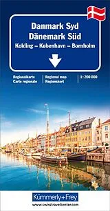 (Land)Karte Dänemark Süd 1:200 000 von 