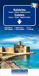 (Land)Karte Calabre 1:200 000 von 