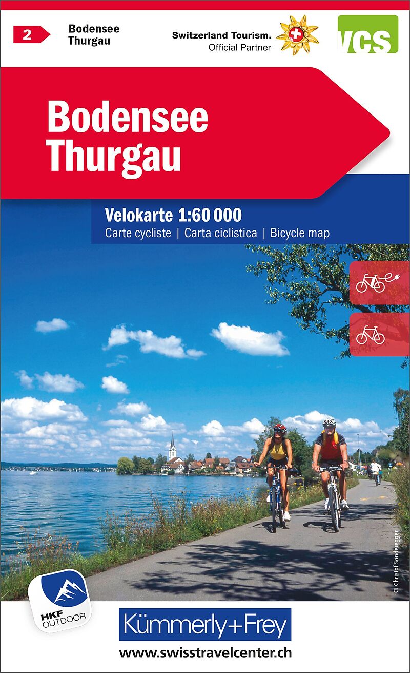 Bodensee, Thurgau Velokarte Nr. 2 60000 Buch kaufen