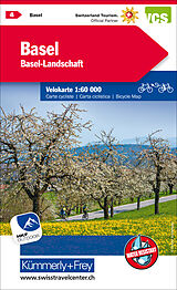 gefaltete (Land)Karte Basel Basel-Landschaft Nr. 04 1:60 000 von Hallwag Kümmerly+Frey AG