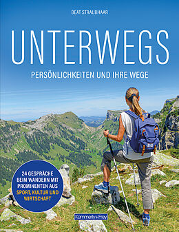 Fester Einband Wanderbuch - UNTERWEGS von Beat Straubhaar