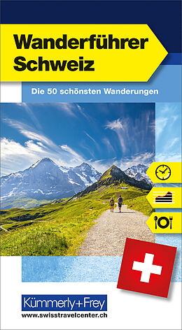 Kartonierter Einband Wanderführer Schweiz von 