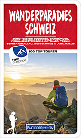 Kartonierter Einband Wanderparadies Schweiz Wanderführer von 