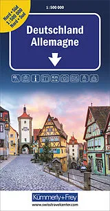 (Land)Karte Kümmerly+Frey Strassenkarte Kümmerly+Frey Strassenkarte Deutschland Nord+Süd 1:500.000 von