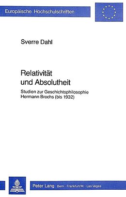 Kartonierter Einband Relativität und Absolutheit von Sverre Dahl