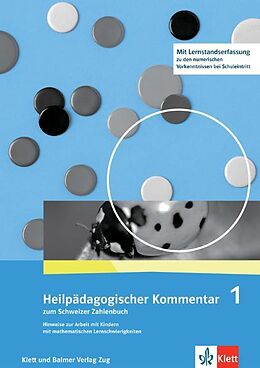 Couverture cartonnée Schweizer Zahlenbuch 1 / Heilpädagogischer Kommentar de Margret Schmassmann, Elisabeth Moser Opitz