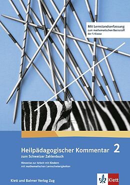 Kartonierter Einband Schweizer Zahlenbuch 2 / Heilpädagogischer Kommentar zum Schweizer Zahlenbuch 2 von Margret Schmassmann, Elisabeth Moser Opitz