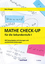 Paperback Mathe Check-up für die Sekundarstufe I von Reto Muggli