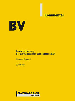 Fester Einband BV Kommentar von Giovanni Biaggini