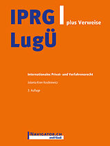 Kartonierter Einband IPRG/LugÜ plus Verweise von Jolanta Kren Kostkiewicz