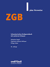 Kartonierter Einband ZGB plus Verweise von Sebastian Aeppli, Stephanie Hrubesch-Millauer, Philipp Sieber