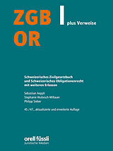 Kartonierter Einband ZGB/OR plus Verweise, 45./47. Aufl. von Sebastian Aeppli, Stephanie Hrubesch-Millauer, Philipp Sieber