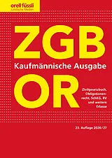 Kartonierter Einband ZGB/OR Kaufmännische Ausgabe von 