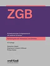 Kartonierter Einband ZGB plus Verweise von Sebastian Aeppli, Stephanie Hrubesch-Millauer, Philipp Sieber